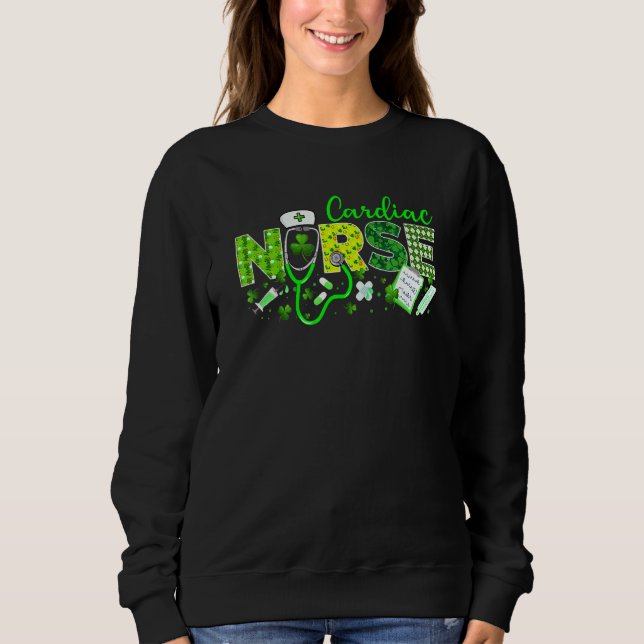 Camiseta Ruas Cardíacas, Dia dos Patricks, Estetoscópio Rn (Frente)