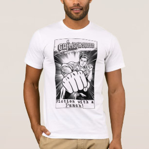 Camiseta Ruas carmesins: Ficção com um perfurador!