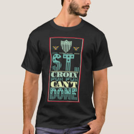 Camiseta Ruas. Croix Virgin Islands USVI Diversão Citação D