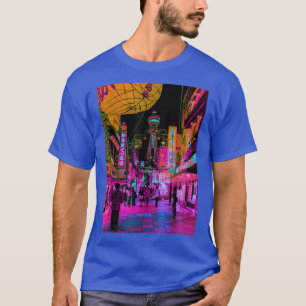 Camiseta Ruas Da Cena Noturna De Tóquio No Japão Com Luzes 