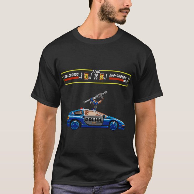 Camiseta Ruas da Fúria Ataque Especial engraçado (Frente)