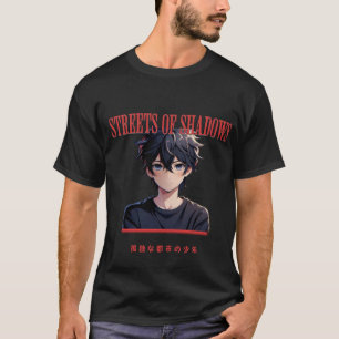 Camiseta Ruas das Sombras - Tóquio Garoto Urbano Anime Te