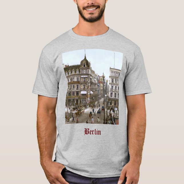 Camiseta Ruas de Berlim por volta de 1900 (Frente)