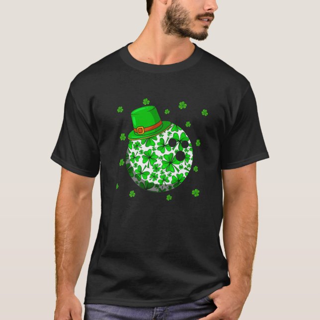 Camiseta Ruas de Boliche retrô. Dia de Patrick Shamrock Iri (Frente)