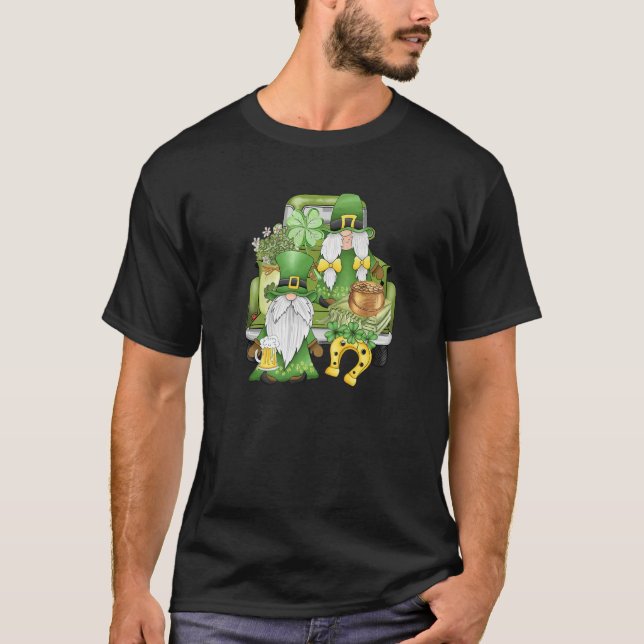 Camiseta Ruas de Caminhão Verde. Dia de Patrício (Frente)