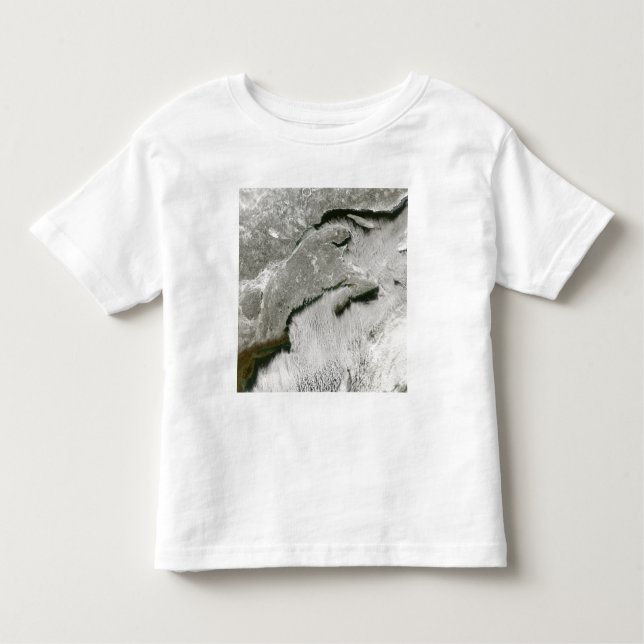 Camiseta Ruas de neve e nuvens (Frente)
