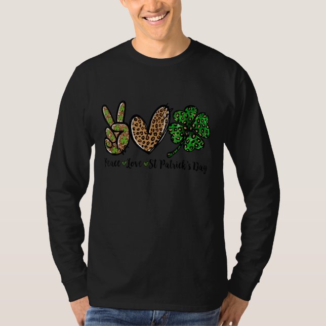 Camiseta Ruas De Paz Patrick S Day Lucky C Boys Girls Ki (Frente)