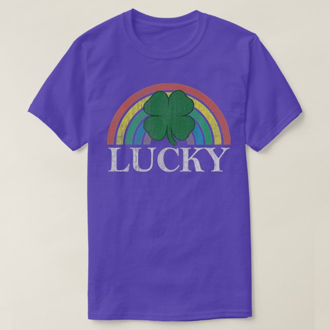 Camiseta Ruas de Shamrock sorte (Frente do Design)