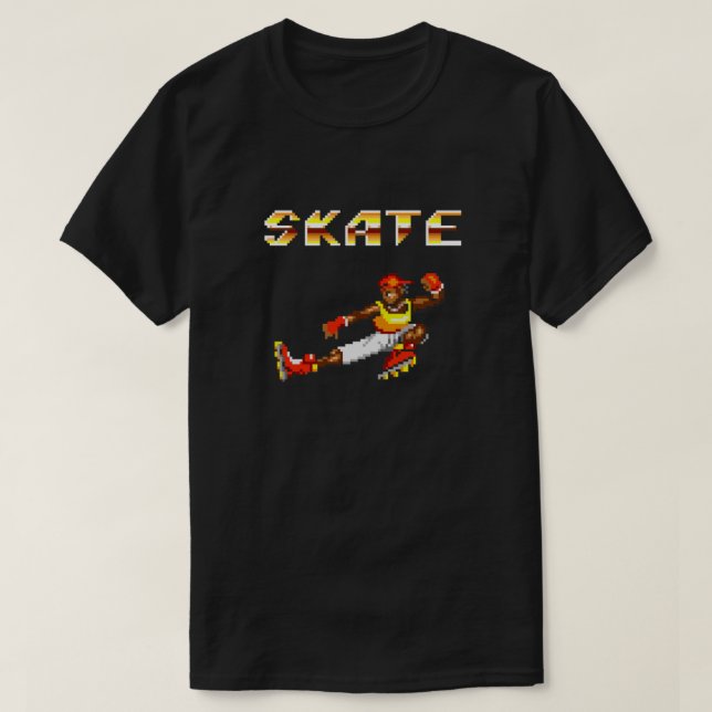 Camiseta Ruas de skates da faixa 2 essencial (Frente do Design)