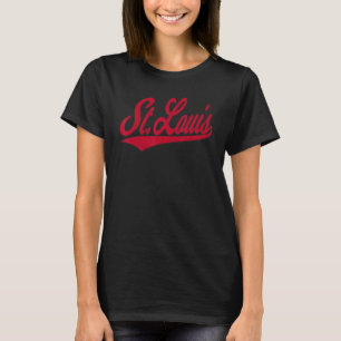 CAMISETA RUAS. LOUIS VARSITY SCRIPT VINTAGE RETRO SPORTS JE