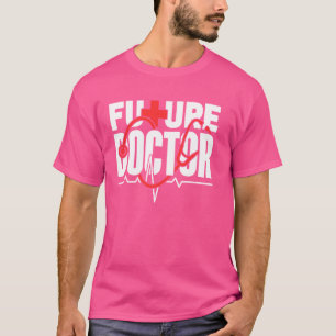 Camiseta Ruas Médicas do Estudo Escolar de Medicina do Futu