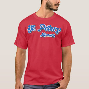 Camiseta Ruas Peters Missouri Typografia