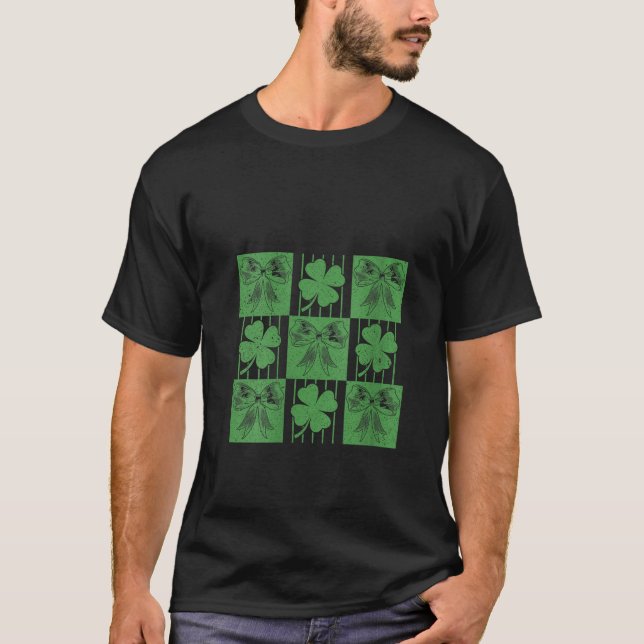 Camiseta Ruas Retro-Checadas no Dia de Patrick Coquette B (Frente)