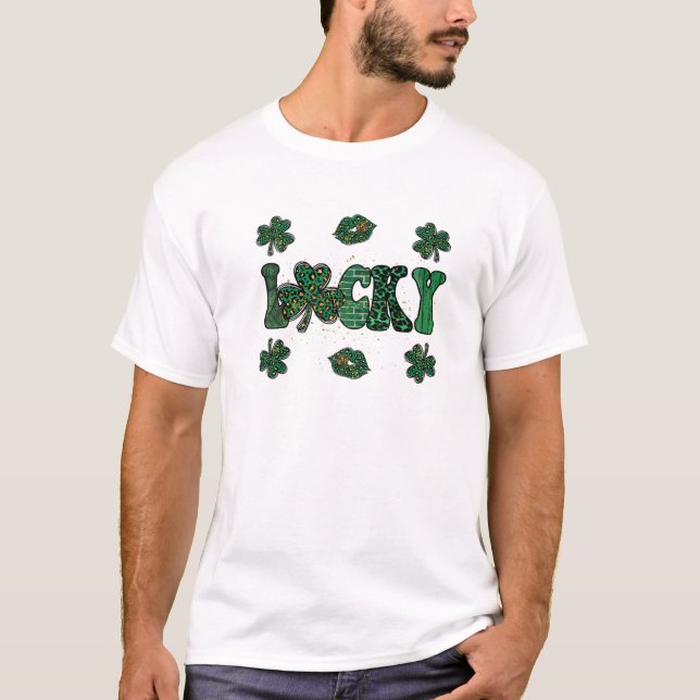 Camiseta Ruas Sortudas, Lábios do Dia dos Patricões (Frente)