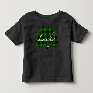 Camiseta Ruas Sortudas, o Shamrocks da Patty  xadrez verde