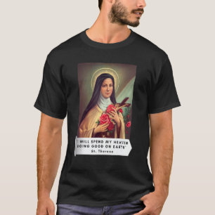 Camiseta Ruas Teresias De Santo Lisieux De Criança Jesus