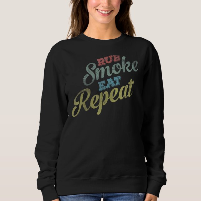 Camiseta Rub Smoke Comer Repetir Barbecue (Frente)