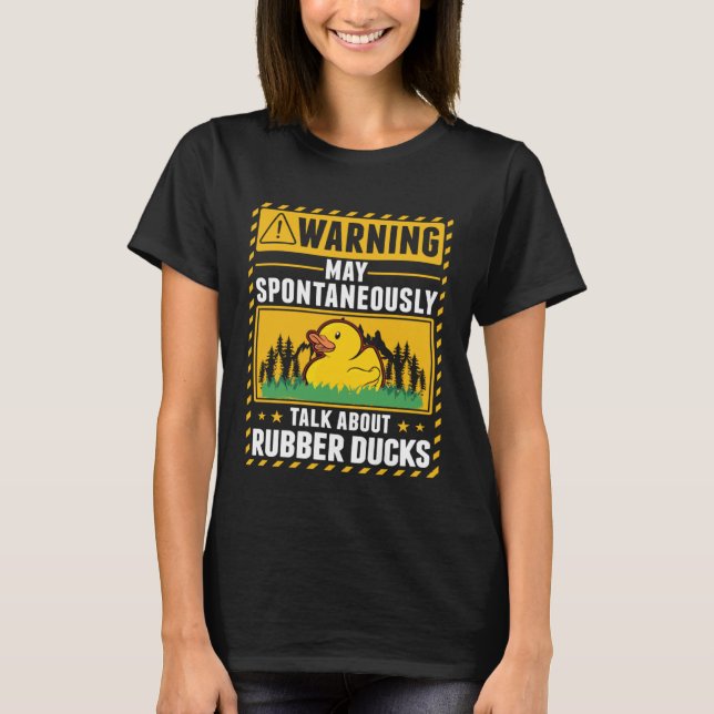 Camiseta Rubber Duck Squeaky Duck Duckie Bath Duck (Frente)