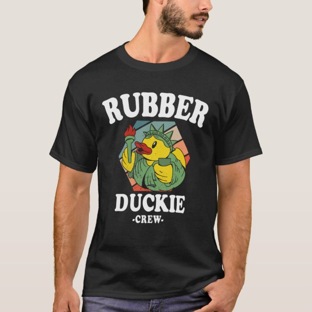 Camiseta Rubber Duck Yellow Duckie Crew Bath Ducks Duckling (Frente)