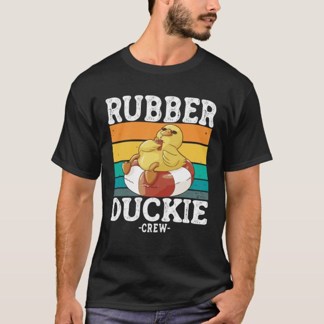 Camiseta Rubber Duck Yellow Duckie Crew Bath Ducks Duckling (Frente)