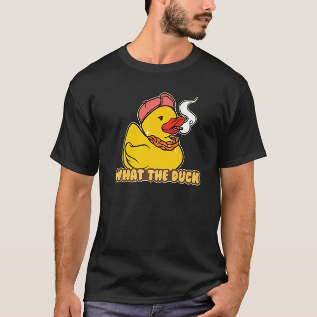 Camiseta Rubber Duckie What The Duck (Frente)
