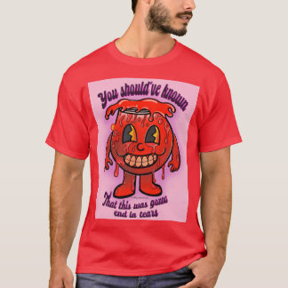 Camiseta Rubber Hose Style Dark Music Illustration Creepy V