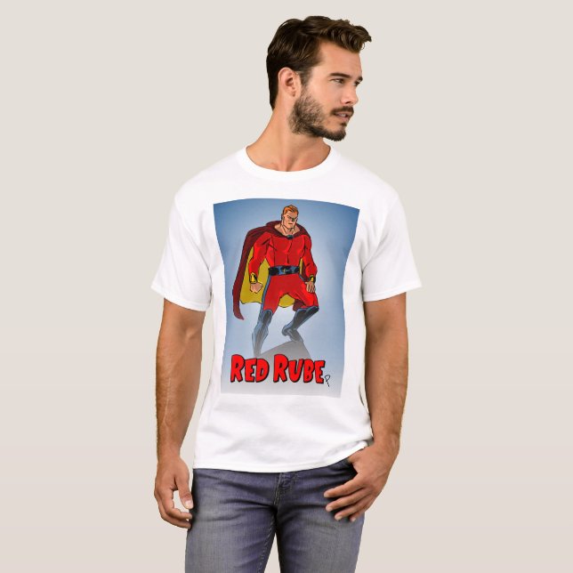 Camiseta Rube vermelho (Frente Completa)