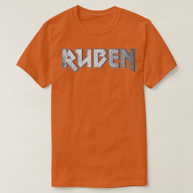 Camiseta Ruben de metal pesado (Frente do Design)