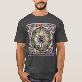 Camiseta Ruby, Ametist, Sapphire e Pearl Mandala
