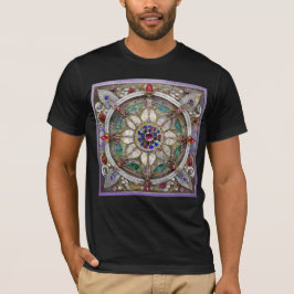 Camiseta Ruby, Ametist, Sapphire e Pearl Mandala