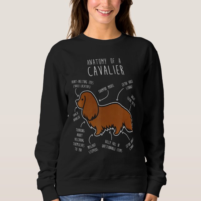 Camiseta Ruby Cavalier King Charles Spaniel Cog Mãe Engraça (Frente)