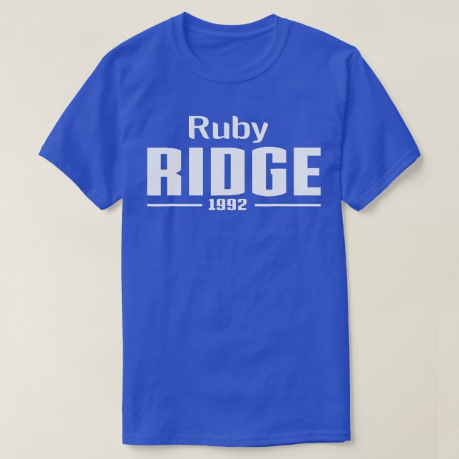 Camiseta Ruby Ridge Idaho 1992 (Frente do Design)