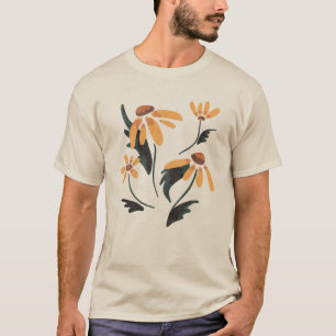 Camiseta Rudbeckia Hirta Flores Estéticas Susan De Olhos Ne