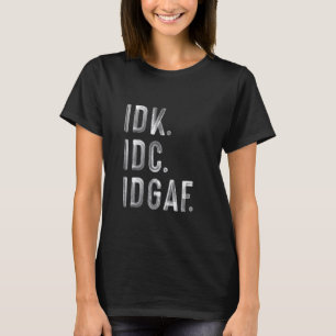 Camiseta Rude Antisocial Acronym Collectors Club - IDK