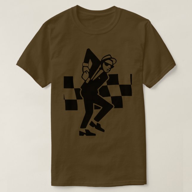 Camiseta rude boy ska (Frente do Design)