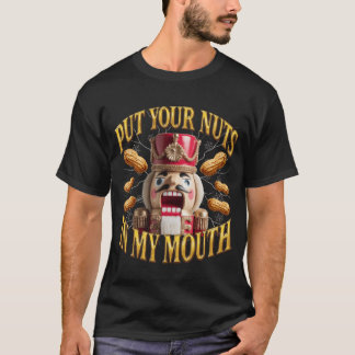 Camiseta Rude Christmas Seual Innuendo Nutcracker retro ret