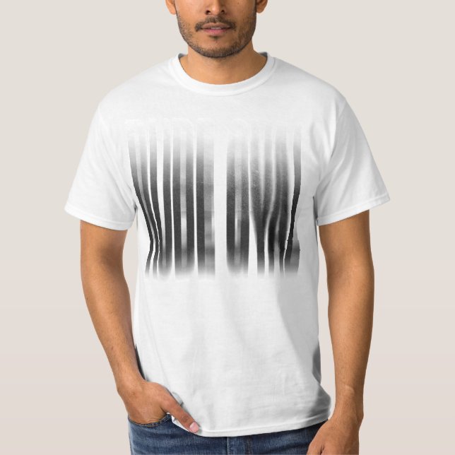 Camiseta Rude Gyal Blurred Effect Typoographic Reggae (Frente)