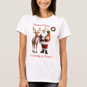 Camiseta Rudolf, a rena vermelha