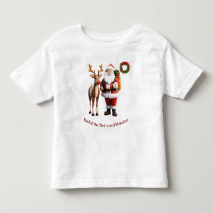 Camiseta Rudolf, a rena vermelha