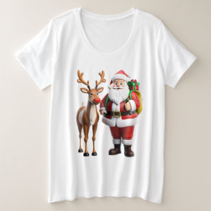 Camiseta Rudolf a rena vermelha