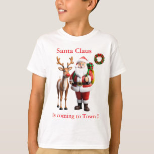 Camiseta Rudolf, a rena vermelha