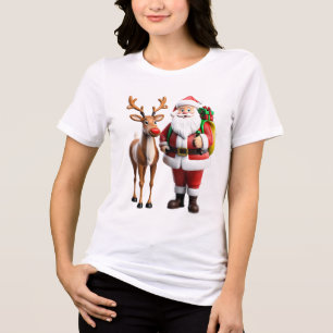 Camiseta Rudolf, a rena vermelha