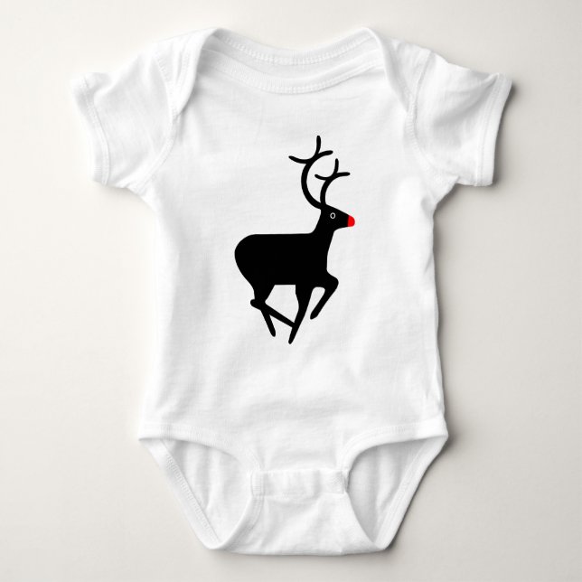 Camiseta Rudolf Rena de Nariz Vermelho (Frente)