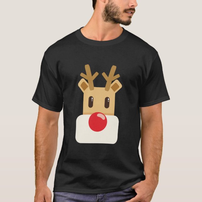 Camiseta Rudolph Face (Frente)