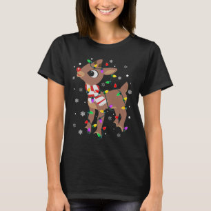 Camiseta Rudolph O Renascer Nariz Vermelho Para Crianças E 