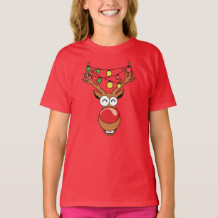 Camiseta Rudolph Red Nosed