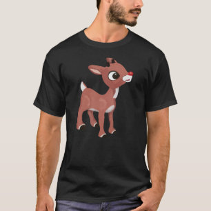 Camiseta Rudolph Red Nosed Reindeer Homens de Pijamas de Na