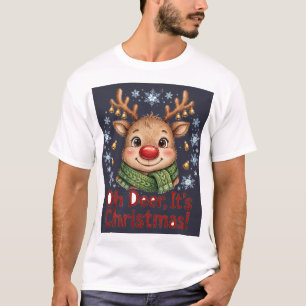 Camiseta Rudolph Reindeer — Natal