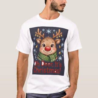 Camiseta Rudolph Reindeer — Natal