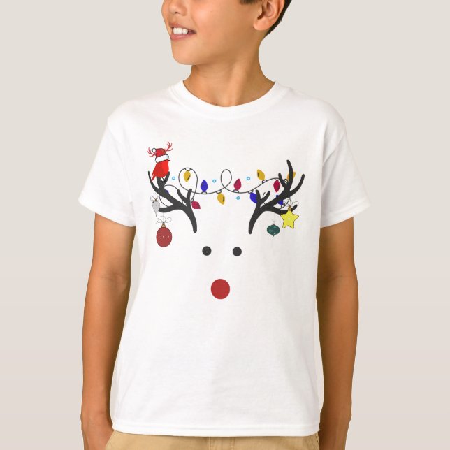 Camiseta "Rudolph the Rednose" (Frente)